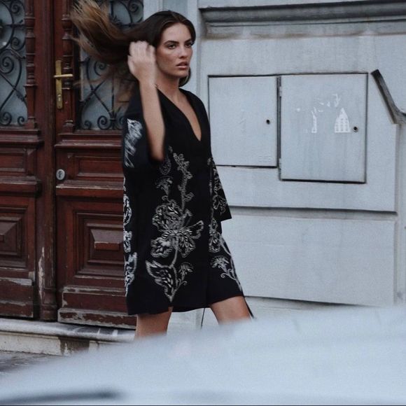 H&M Limited Embroidered Kaftan Dress - Picture 7 of 10